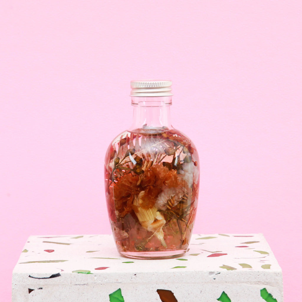 ◇ハーバリウム297 華やかな春待ちbottle *.:。✿*゜¨ ◇ハーバリウム297 華やかな春待ちbottle *.:。✿*゜¨