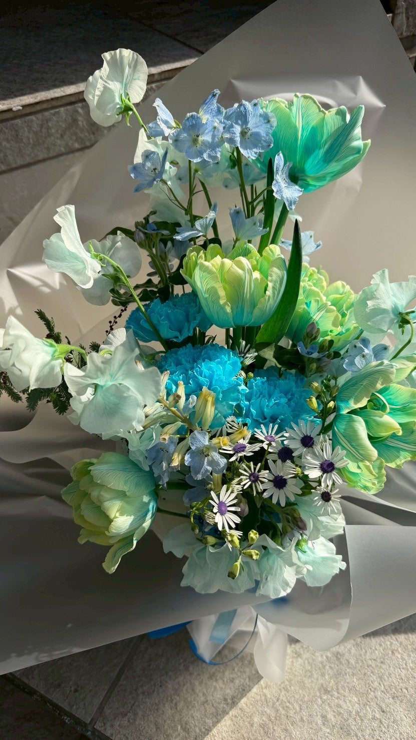 skyblue bouquet
