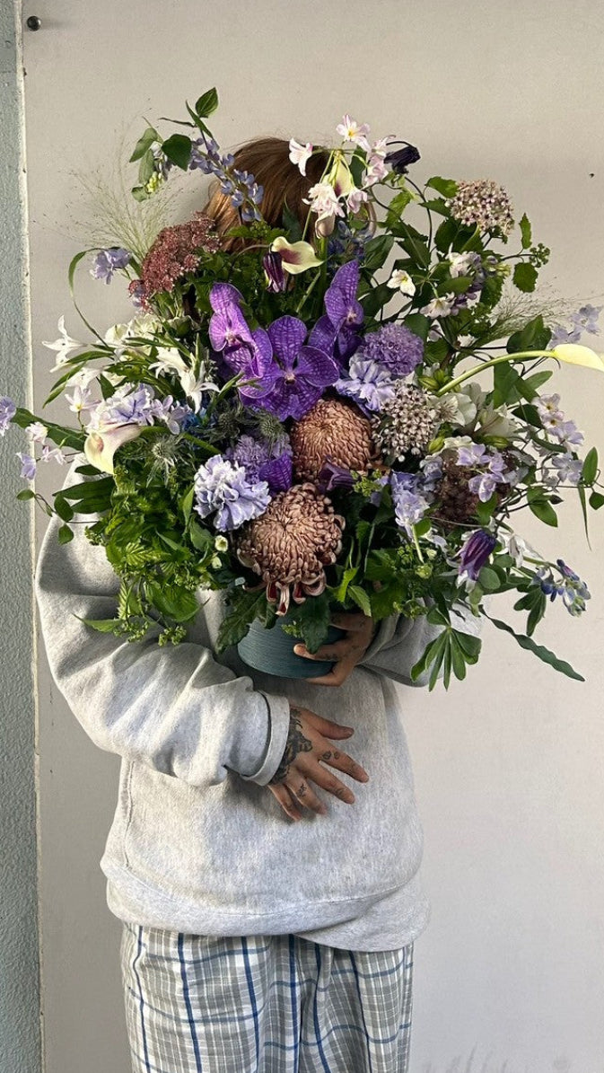 purple arrangement