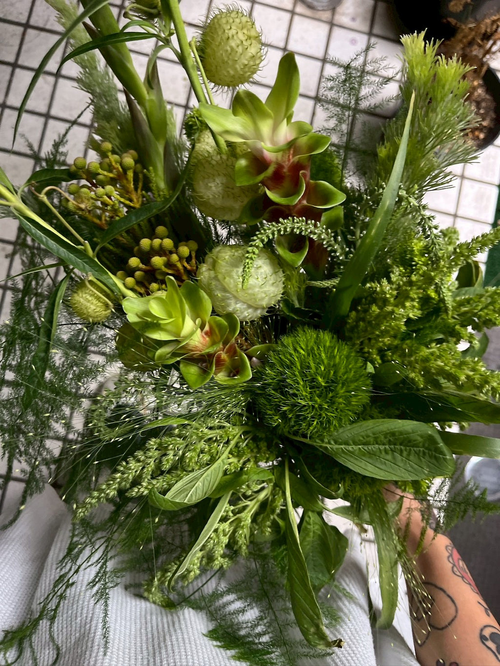 green flower bouquet – ai flower official store