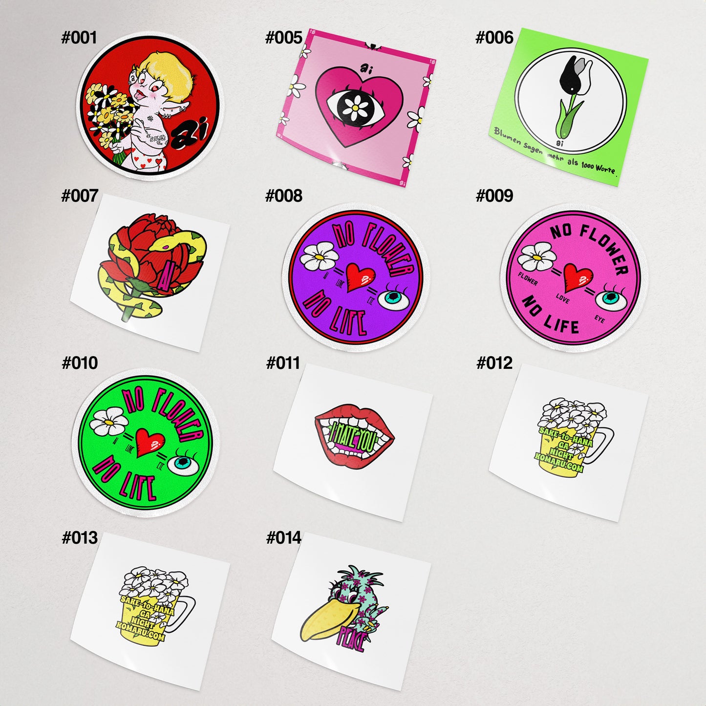 Sticer Pac ai STICKER PACK – ai flower official store